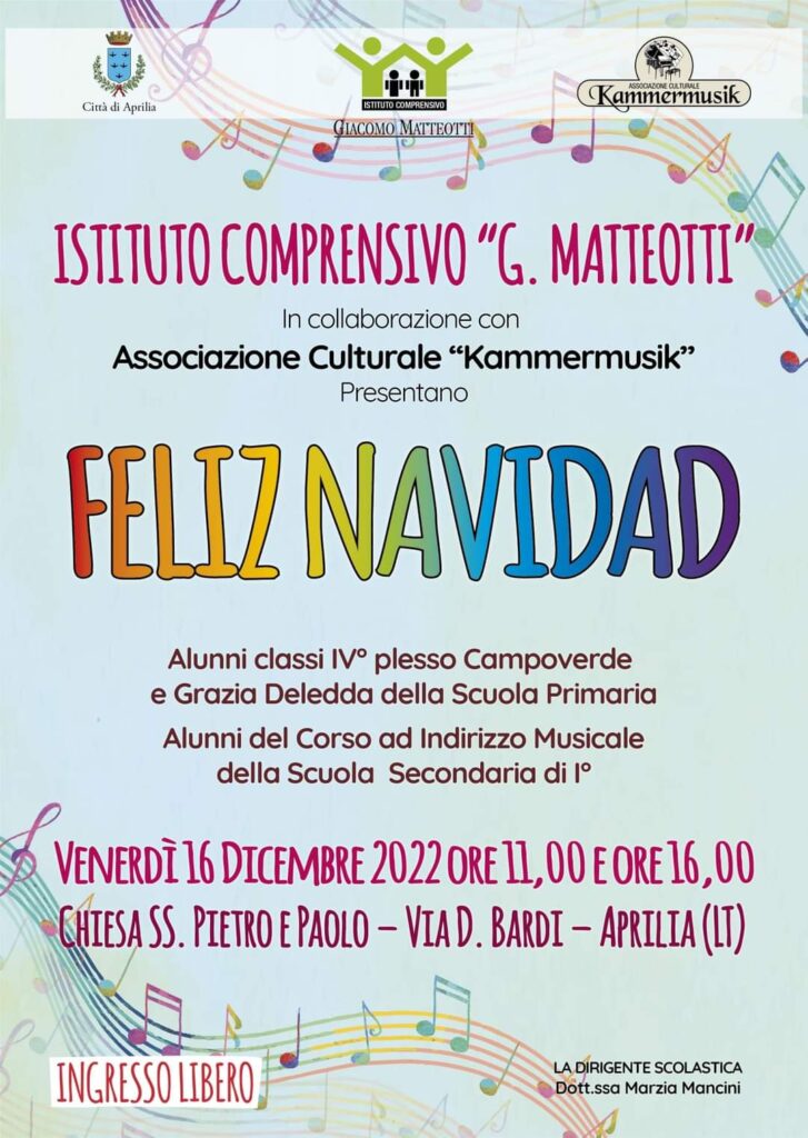 Feliz Navidad – concerto IC Matteotti