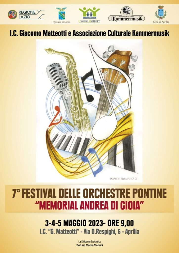 Circ. n.144: 7°Festival Orchestre Pontine “Memorial Andrea Di Gioia”