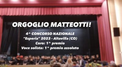 12/05/2023: Grande soddisfazione per il Primo premio del coro e Primo premio assoluto voce solista per gli alunni dell’Indirizzo musicale del nostro Istituto.