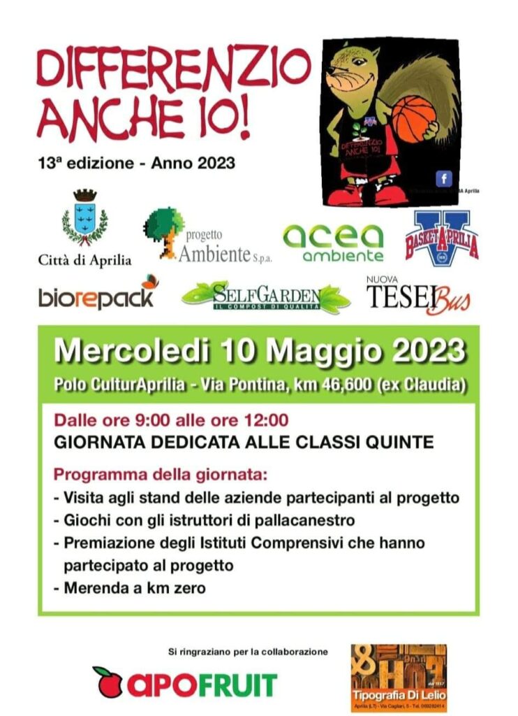 Progetto “Differenzio anche io”: festa finale!